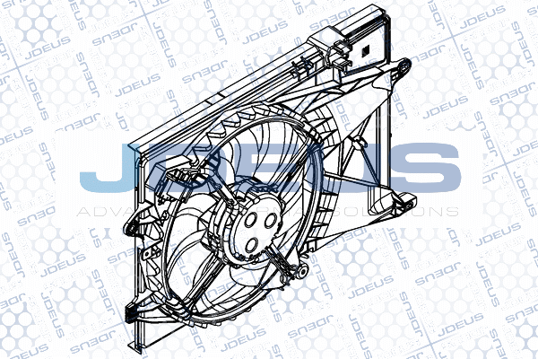 JDEUS ventilátor, motorhűtés EV893600