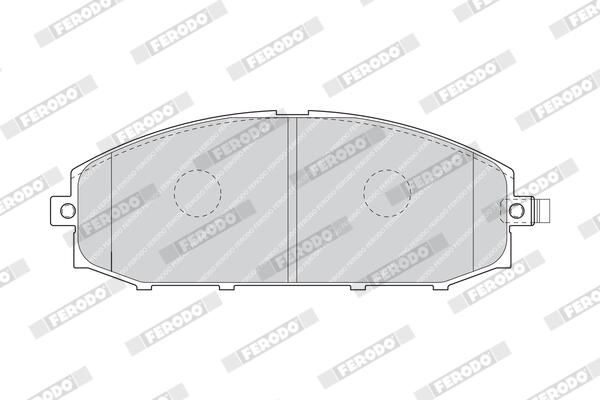 FERODO FDB1577 Brake Pad Set, disc brake