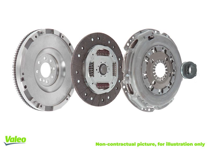 Koppelingskit met stijf wiel en ontkoppelingslager (254mm) past: FORD TRANSIT, TRANSIT TOURNEO 2.2D/2.4D 04.06-08.14