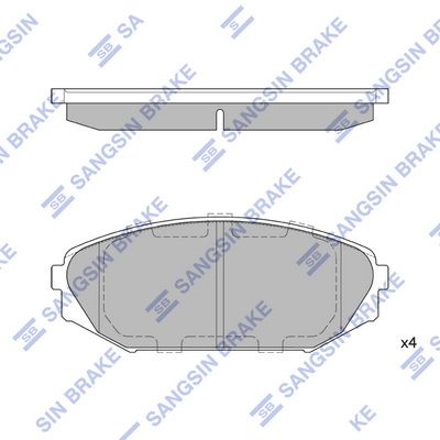 Hi-Q SP1271 - Brake Pad Set, disc brake