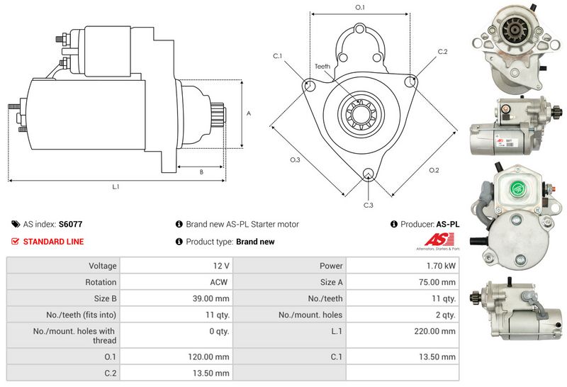 AS-PL S6077 Starter