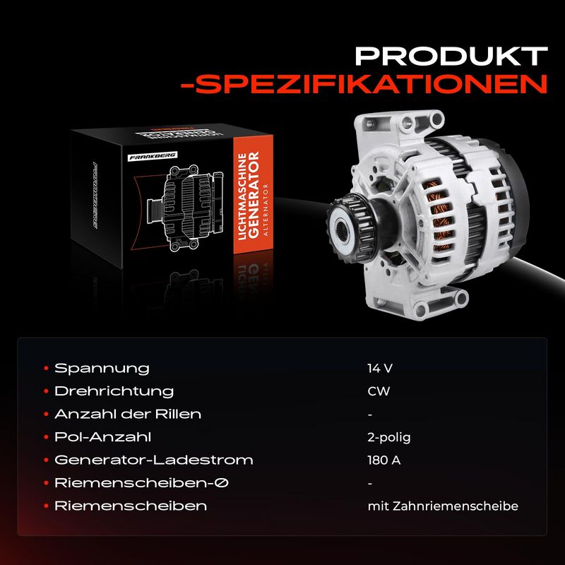 Frankberg 5481FB0001921 Alternator