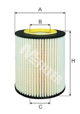 Оливний фільтр, Mfilter TE4033