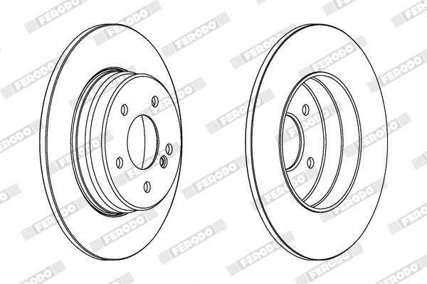 FERODO DDF963C Brake Disc