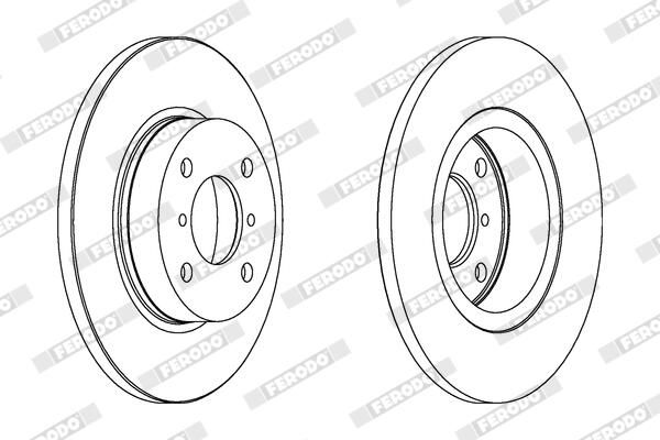FERODO DDF1148C Brake Disc