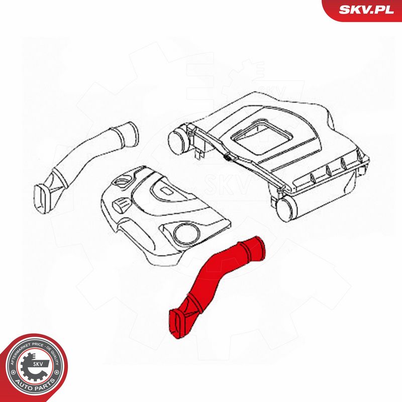 ESEN SKV 43SKV919 Intake Hose, air filter