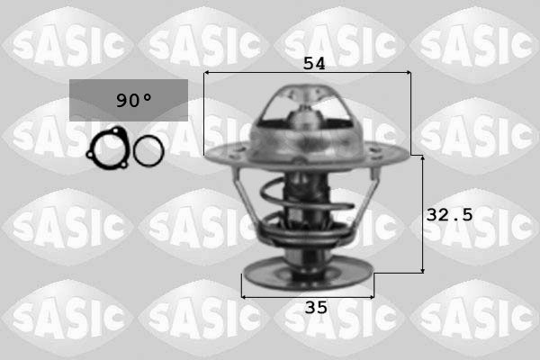 Термостат, охолоджувальна рідина, Sasic 4000374