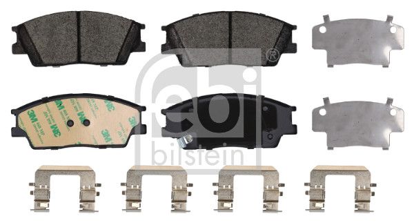 1004622 FEBI BILSTEIN Kit pastiglie freno, Freno a disco 