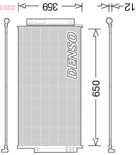 DENSO kondenzátor, klíma DCN09047