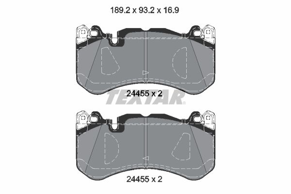 Колодки тормозные (передние) на A6, A7, C-Class, CL-Class, CLK-Class, CLS-Class, E-Class, GL-Class, GLC-Class, GLE-Cl...