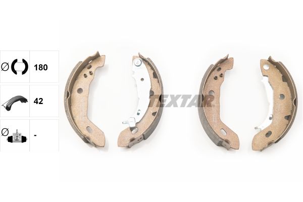 TEXTAR 91053000 Brake Shoe Set