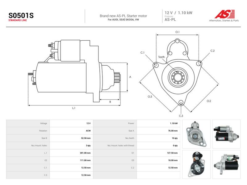 This part match OEM code: 2Z911024P