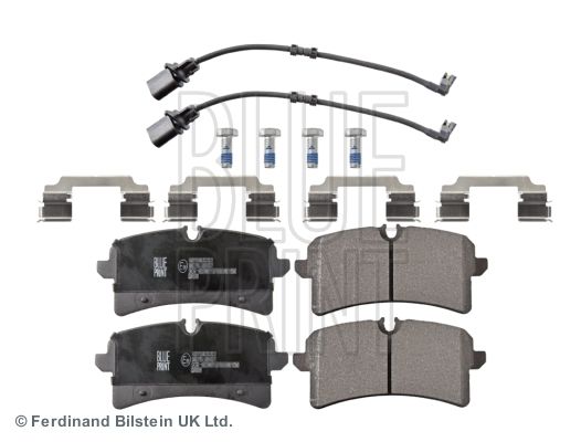 Комплект гальмівних накладок, дискове гальмо, Blue Print ADV184296