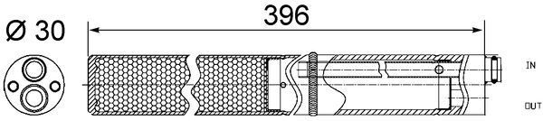 MAHLE szárító, klímaberendezés AD 244 001S