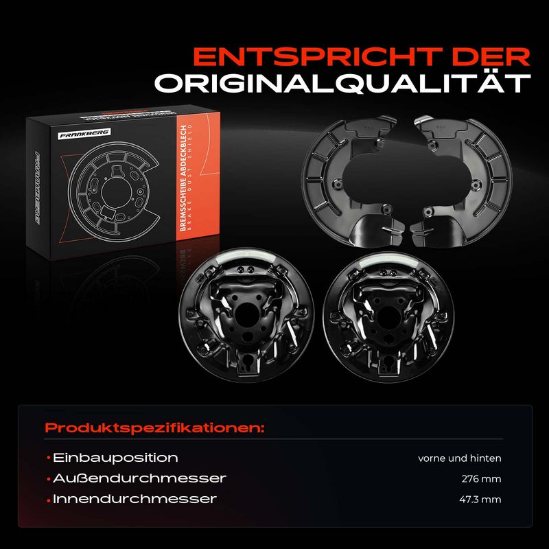 Frankberg 5481FB0032511 Splash Guard, brake disc