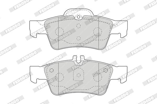 FERODO Plaquettes de frein à disque FDB1526