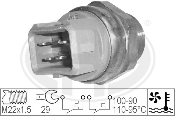 WILMINK GROUP hőkapcsoló, hűtőventilátor WG1777052