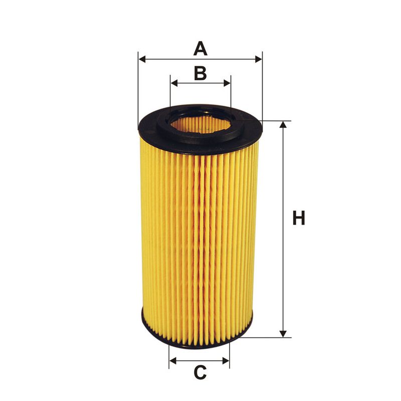 Oliefilter past: VOLVO C30, C70 II, S40 II, S60 I, S60 II, S80 I, S80 II, V40, V50, V60 I, V70 II, V70 III, XC60 I, XC70 I, XC70 II, XC90 I  FORD FOCUS II, KUGA I 2.0-2.5ALK 01.01-12.18