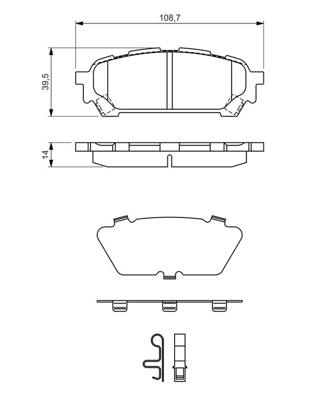 Juego de pastillas de freno