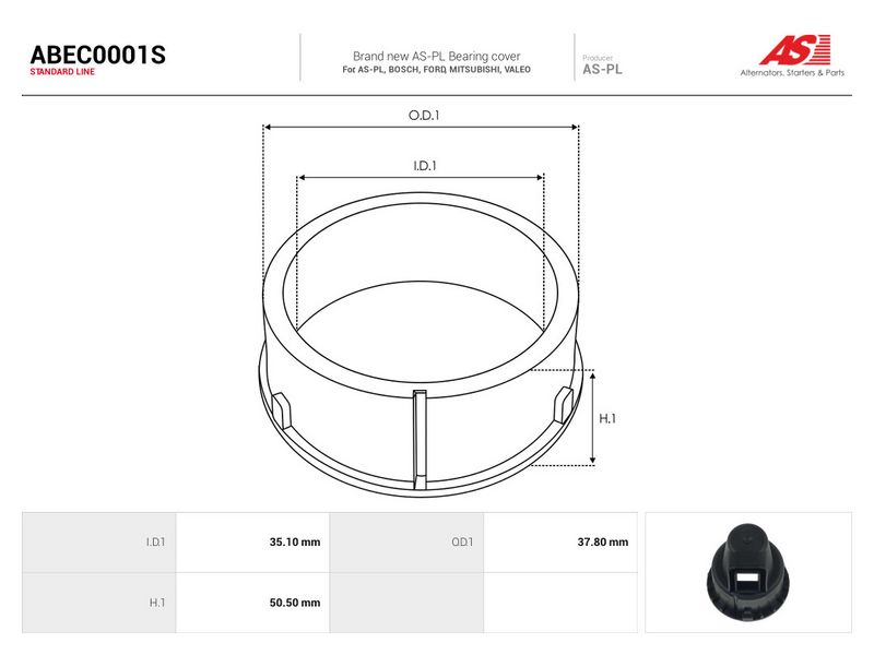 This part match OEM code: 038903223