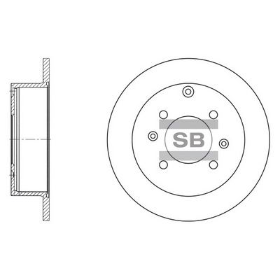 Гальмівний диск, Hi-Q SD1047