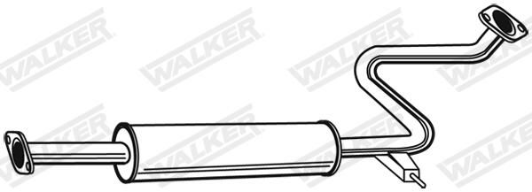 WALKER 23513 Vidurinis duslintuvas