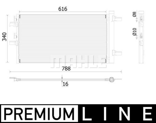 WILMINK GROUP kondenzátor, klíma WG2369332