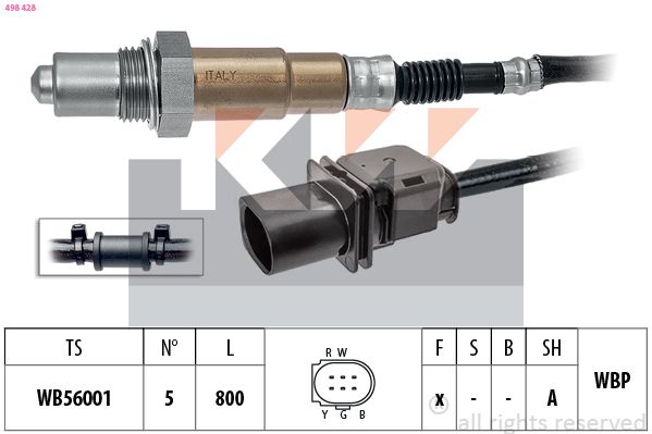 KW lambdaszonda 498 428