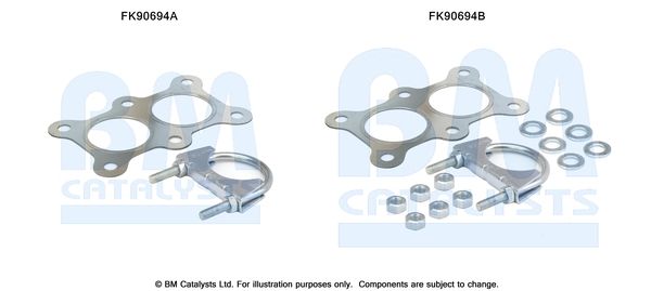 BM CATALYSTS szerelőkészlet, katalizátor FK90694