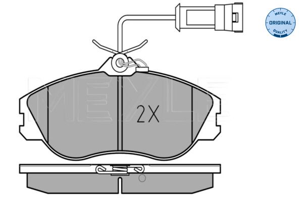 MEYLE 025 211 3819/W Brake Pad Set, disc brake