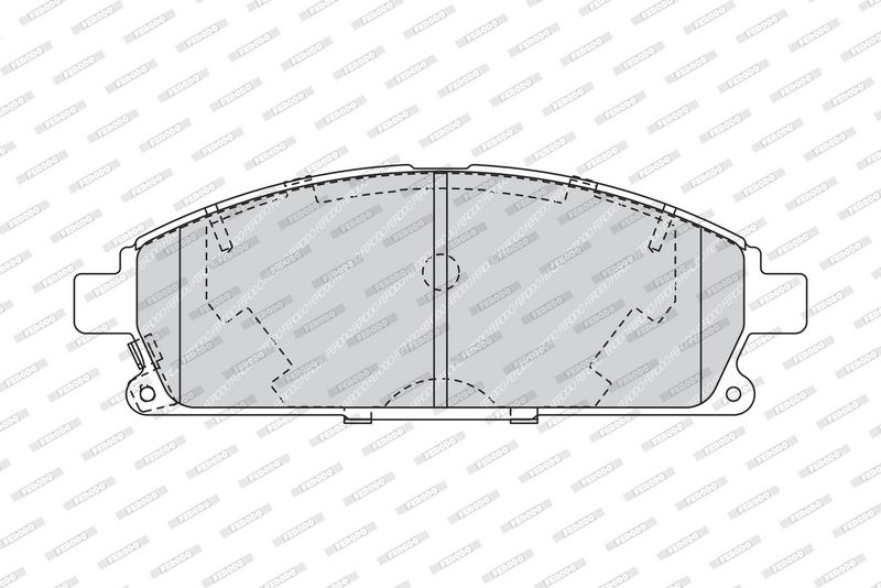FERODO Plaquettes de frein à disque FDB1263
