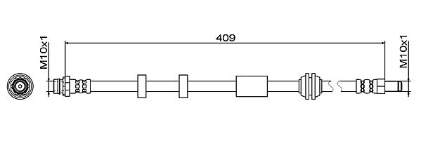 METZGER AUTOTEILE 4111468 - Brake Hose