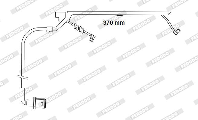 Výstražný kontakt, opotřebení obložení FAI169