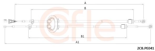 SEILZUG SCHALTGETRIEBE COFLE 922CBPE041