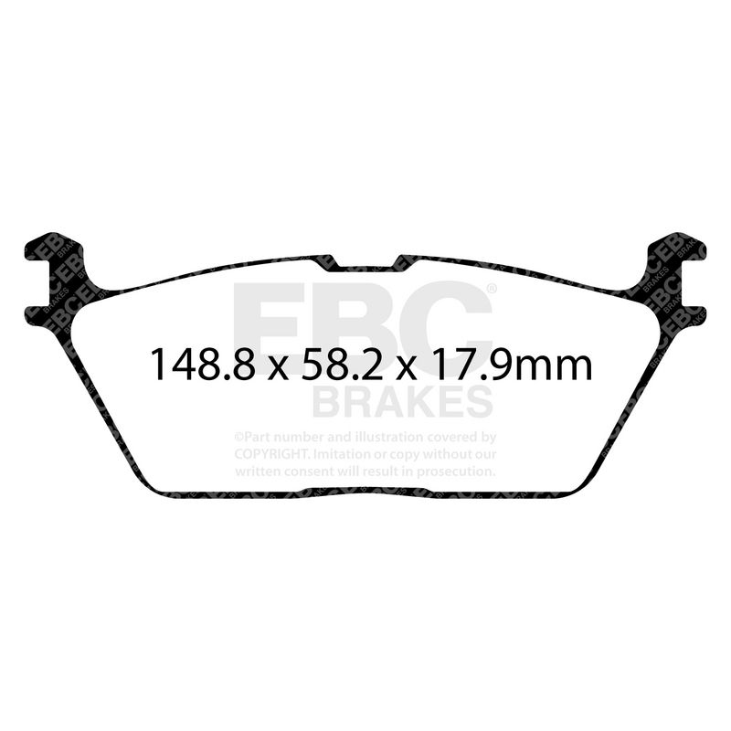 EBC Brakes Remblokkenset, schijfrem DP43095R