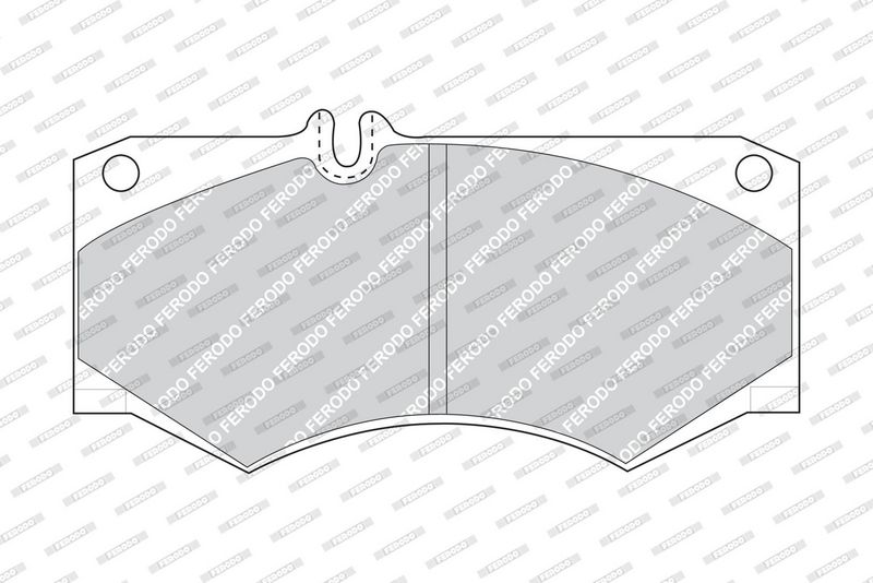 FERODO Plaquettes de frein à disque FVR239
