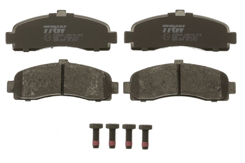 TRW GDB1059 Brake Pad Set, disc brake