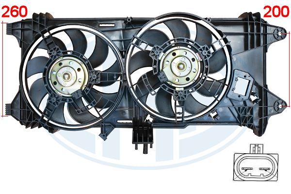 ERA ventilátor, motorhűtés 352073