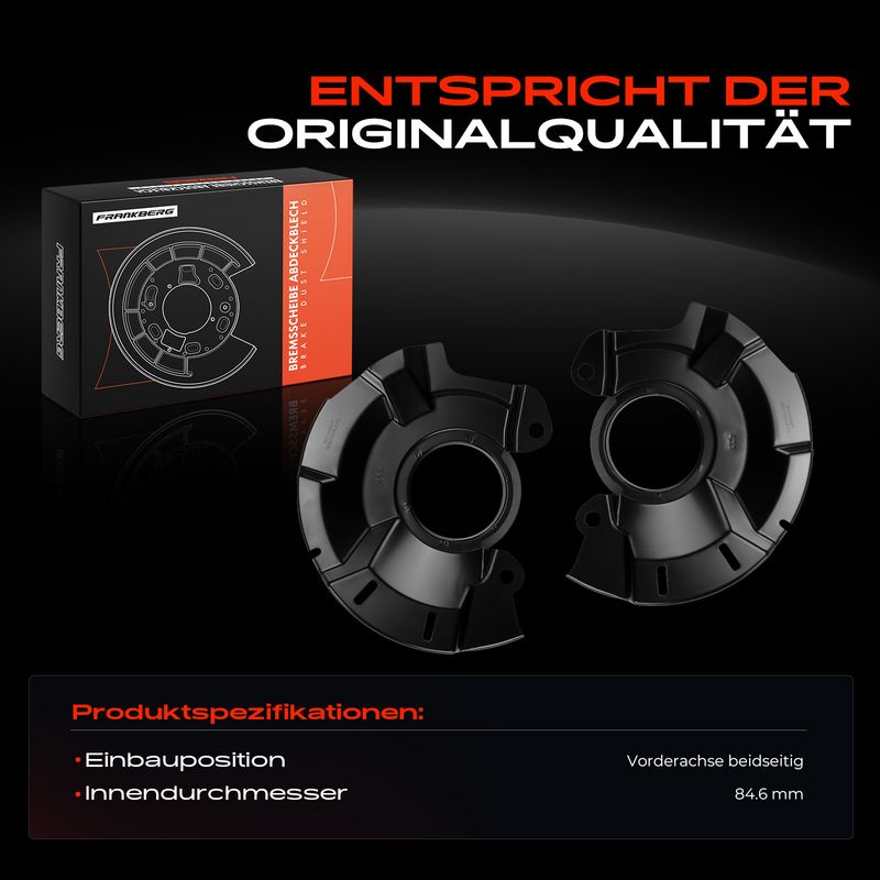 Frankberg 5481FB0032639 Splash Guard, brake disc