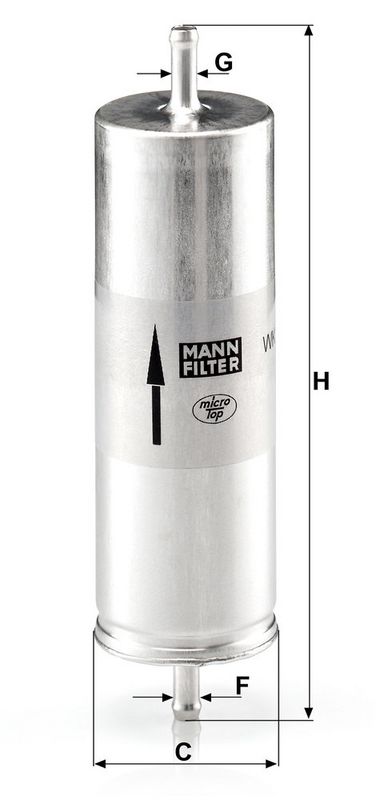 Kütusefilter, MANN-FILTER WK 516