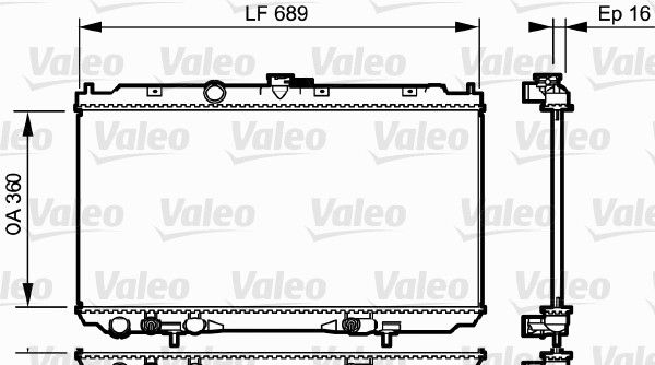 VALEO Radiateur 734706