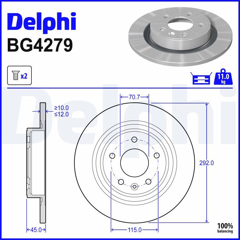 Piduriketas, DELPHI BG4279