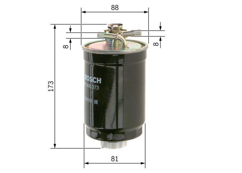 Kütusefilter, BOSCH 0 450 906 373