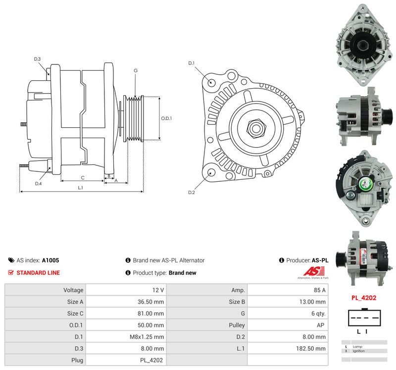 Generaator, AS-PL A1005