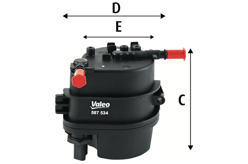 Filtre+à+carburant VALEO 587534