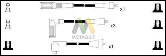 MOTAQUIP gyújtókábelkészlet LDRL1215
