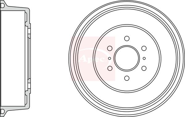APEC Brake Drum DRM9995