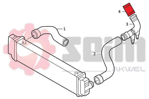 Шланг подачі наддувального повітря, Seim 981952