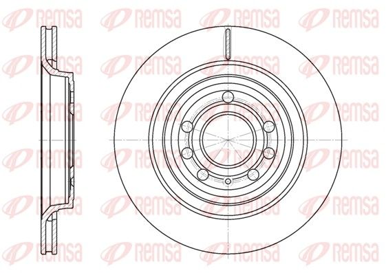 Гальмівний диск, Remsa 6686.10
