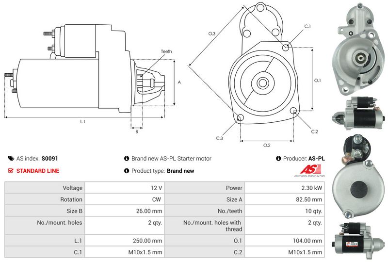 AS-PL S0091 Starter